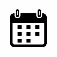 calendario icono modelo ilustración. diseño para negocio. valores vector. vector