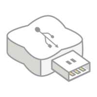 uSB blixt disk kör logotyp symbol png