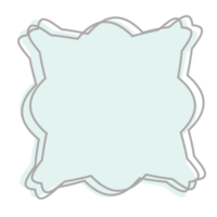 de base forme abstrait Les figures tiré en utilisant ligne png