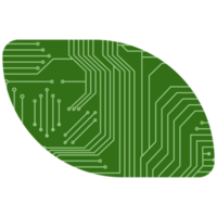 impresso o circuito borda pcb básico forma png