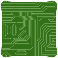imprimé circuit planche pcb de base forme png