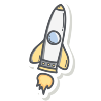 Space Rocket Doodle Space Wars Alien Collection Set png