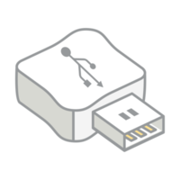 uSB blixt disk kör logotyp symbol png