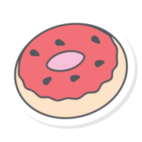 Sticker Bullet Journal Types and Kinds of Donut png