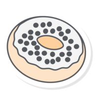 Sticker Bullet Journal Types and Kinds of Donut png