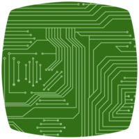 gedruckt Schaltkreis Tafel pcb Basic gestalten png