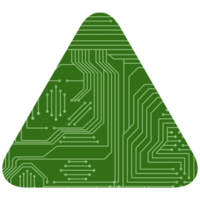 tryckt krets styrelse pcb grundläggande form png