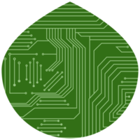 impresso o circuito borda pcb básico forma png