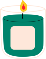 Candle. Pillar, jar candle, square, container candle, multi wick. Decorative wax candles for relax and spa. png