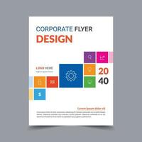 Corporate Business Book Cover Design Template. Can be used for Brochures, Annual reports, flyers, Leaflet, magazines, Posters, Business presentations, portfolios, banners, and Websites. vector