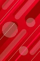 Abstract red color Gradient Geometric Shape Background vector