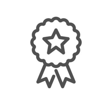 Core values related icon outline and linear vector. vector