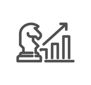 Core values related icon outline and linear vector. vector