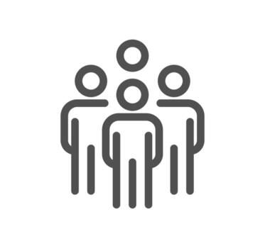 Core values related icon outline and linear vector. vector