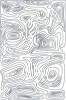 Abstract vector background with wavy lines. Monochrome texture.