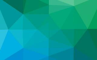 Light Blue, Green vector blurry triangle pattern.