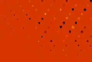 Light Orange vector layout with elements of cards.