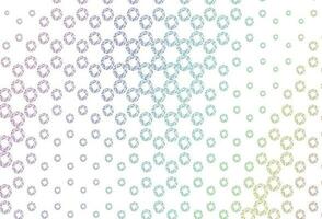 Light multicolor, rainbow vector template with circles.