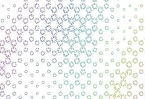 Light multicolor, rainbow vector template with circles.