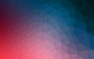 Light Blue, Red vector triangle mosaic texture.