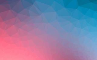 Light Blue, Red vector polygonal background.