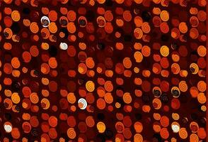 Light Orange vector template with lava shapes.
