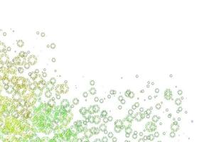 Light Green, Yellow vector backdrop with dots.