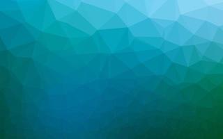 Dark Blue, Green vector polygon abstract background.