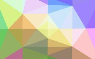 Light Multicolor, Rainbow vector abstract polygonal layout.