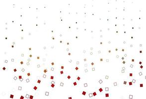 Light Green, Red vector pattern with crystals, rectangles.