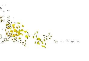 Light Green, Yellow vector background with abstract forms.