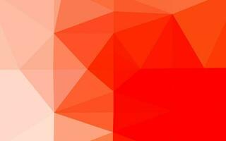 Light Red vector polygon abstract background.