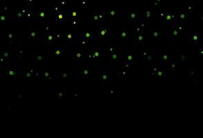 Dark Green vector background with triangles, circles, cubes.