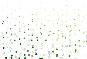 Light Green vector pattern with crystals, rectangles.