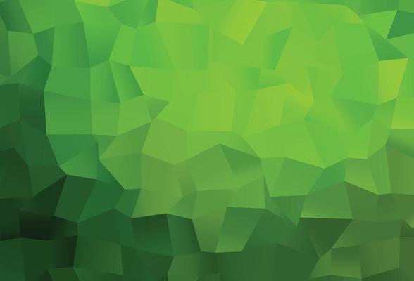Light Green vector blurry triangle template.