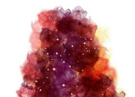 watercolor abstract with transparent background photo