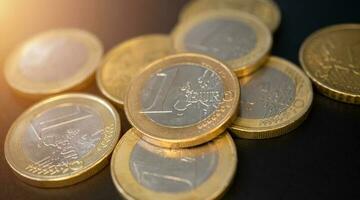 1 Euro Coin Stock Photos, Images and Backgrounds for Free Download