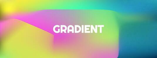 Abstract neon blurred gradient background vector illustration