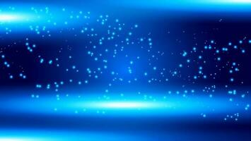 Abstract blue gradient particle background. vector