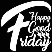 Happy good friday vector design