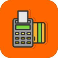 Pos Terminal Vector Icon Design