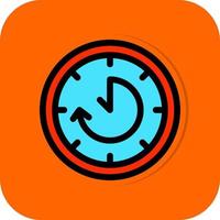 Time Loop Vector Icon Design