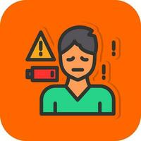 Burnout Vector Icon Design