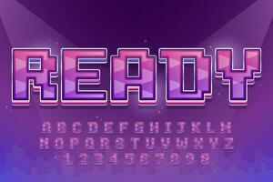 decorative editable pixel ready text effect vector design
