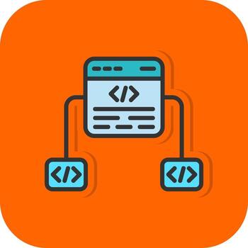 Code Framework Vector Icon Design