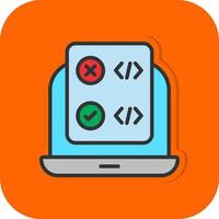 Code Correction Vector Icon Design