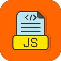 diseño de icono de vector de archivo javascript