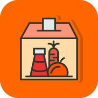 Food Donation Vector Icon Design