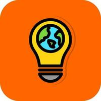 Earth Hour Vector Icon Design