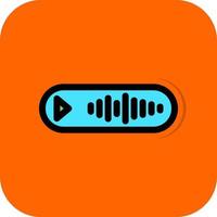 Voice Message Vector Icon Design